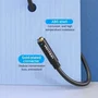 Vention Cable Estéreo BBZBD Jack 3.5mm Macho a Jack 3.5mm Hembra 50cm Negro